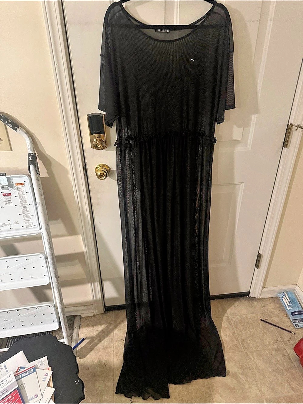 Illiord Black Maxi Dress Like New